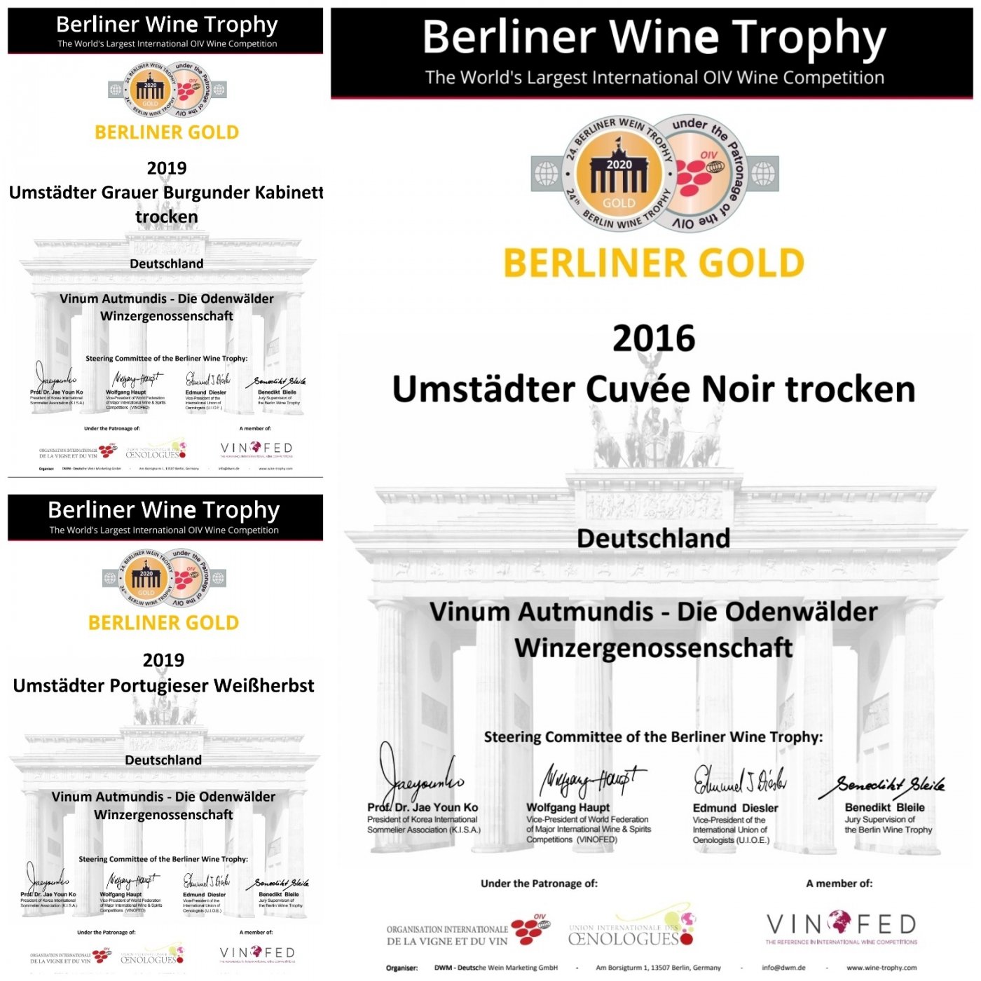 Berliner Wine Throphy