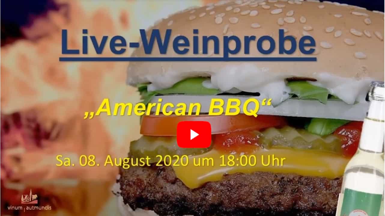 Video Live-Weinprobe American BBQ